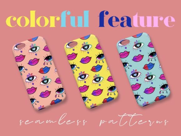 Eccentric Colorful Seamless Patterns: Where Playful Design Meets Practical Versatility