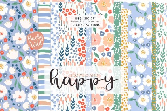 Happy Days Flower Patterns