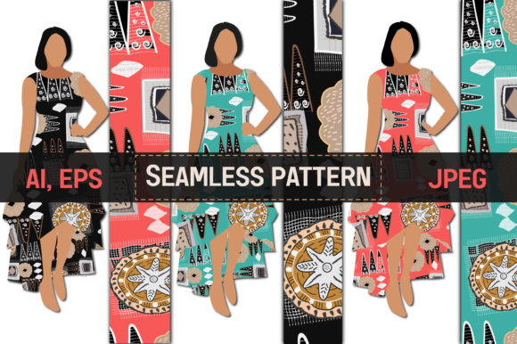 Intense Seamless Patterns Digital Paper