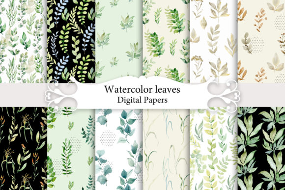 Leaves Seamless Patterns