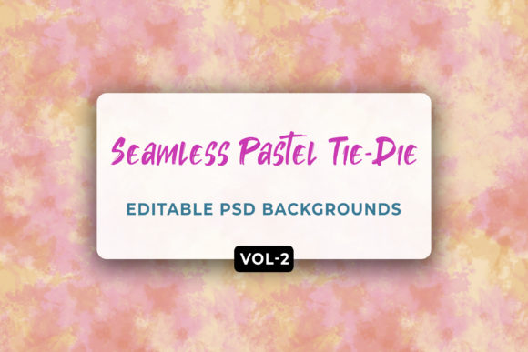 Seamless Pastel Tie-Dye Patterns Vol-02: Design Flexibility Meets Modern Creative Demand