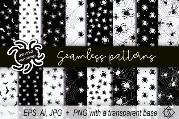 Seamless Patterns with Spiders
