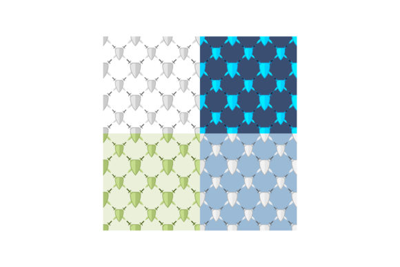 Set of Seamless Patterns with Pair of Cr
