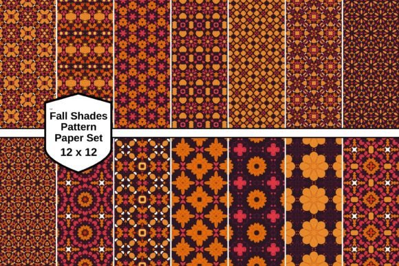 Shades of Fall Seamless Paper Patterns
