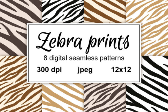 Zebra Tiger Pink Patterns Graphic Prints